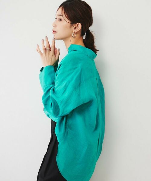 UNTITLED / アンタイトル シャツ・ブラウス | 【麻100/洗える/前開きシャツ】ドライリネンシャツ | 詳細2