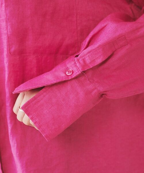 UNTITLED / アンタイトル シャツ・ブラウス | 【麻100/洗える/前開きシャツ】ドライリネンシャツ | 詳細20