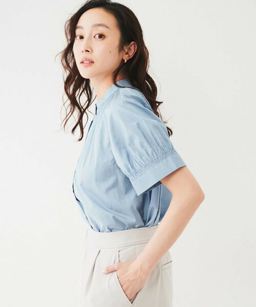 UNTITLED / アンタイトル シャツ・ブラウス | シャーリングローンブラウス | 詳細11