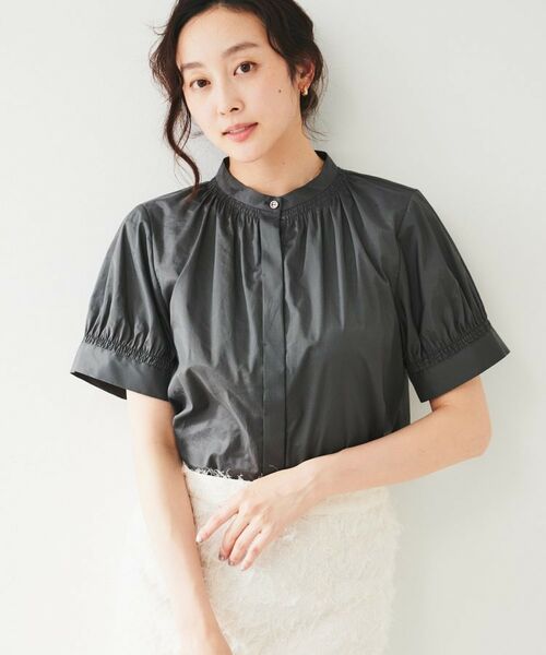 UNTITLED / アンタイトル シャツ・ブラウス | シャーリングローンブラウス | 詳細2