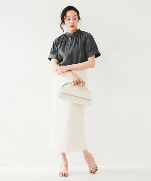 UNTITLED / アンタイトル シャツ・ブラウス | シャーリングローンブラウス | 詳細4