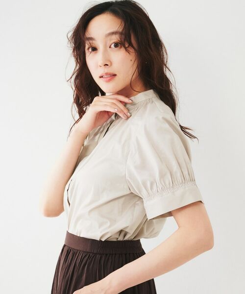 UNTITLED / アンタイトル シャツ・ブラウス | シャーリングローンブラウス | 詳細7