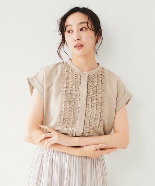 UNTITLED / アンタイトル シャツ・ブラウス | フィブリルフリルブラウス | 詳細10