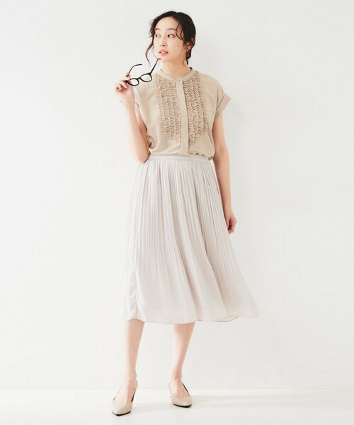 UNTITLED / アンタイトル シャツ・ブラウス | フィブリルフリルブラウス | 詳細12