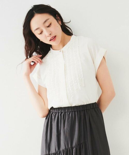 UNTITLED / アンタイトル シャツ・ブラウス | フィブリルフリルブラウス | 詳細2