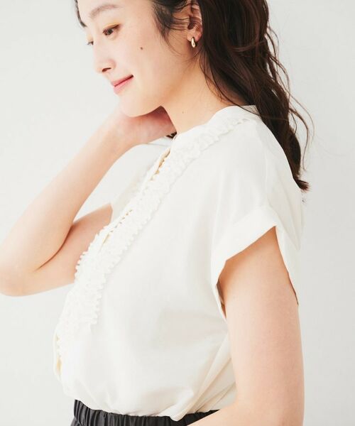 UNTITLED / アンタイトル シャツ・ブラウス | フィブリルフリルブラウス | 詳細3