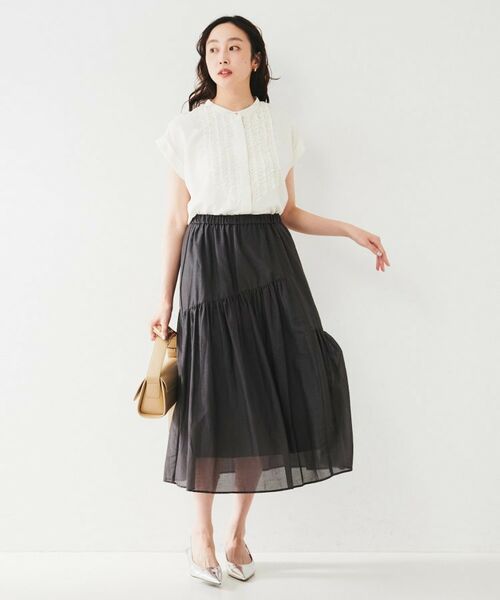 UNTITLED / アンタイトル シャツ・ブラウス | フィブリルフリルブラウス | 詳細4