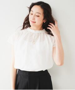 UNTITLED / アンタイトル シャツ・ブラウス | 綿シルク2WAYブラウス