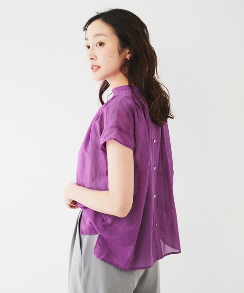 UNTITLED / アンタイトル シャツ・ブラウス | 綿シルク2WAYブラウス | 詳細12