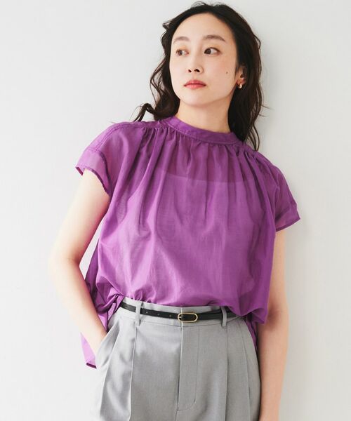 UNTITLED / アンタイトル シャツ・ブラウス | 綿シルク2WAYブラウス | 詳細13