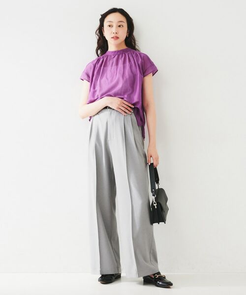 UNTITLED / アンタイトル シャツ・ブラウス | 綿シルク2WAYブラウス | 詳細14