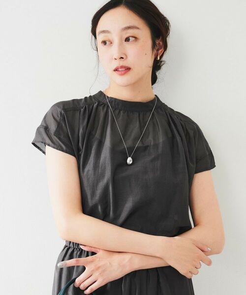UNTITLED / アンタイトル シャツ・ブラウス | 綿シルク2WAYブラウス | 詳細7