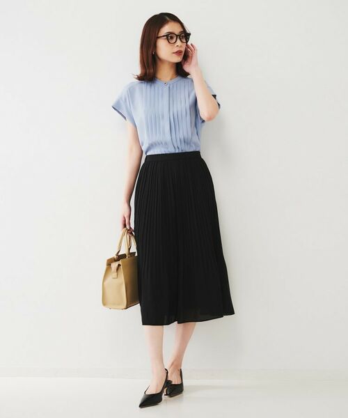 UNTITLED / アンタイトル シャツ・ブラウス | 2WAYジョーゼット プリーツブラウス | 詳細16