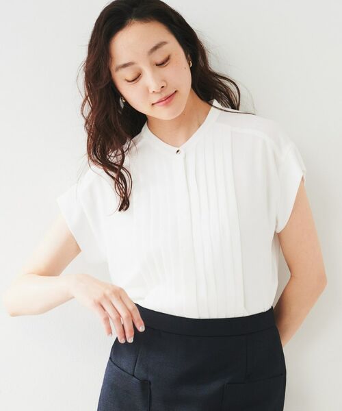UNTITLED / アンタイトル シャツ・ブラウス | 2WAYジョーゼット プリーツブラウス | 詳細2