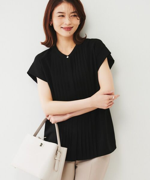 UNTITLED / アンタイトル シャツ・ブラウス | 2WAYジョーゼット プリーツブラウス | 詳細6