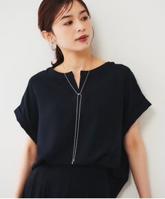 UNTITLED / アンタイトル シャツ・ブラウス | 2WAYジョーゼット キーネックブラウス