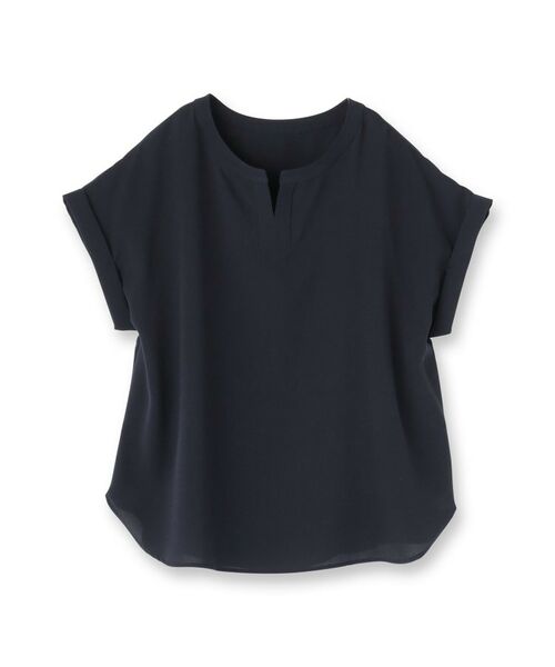 UNTITLED / アンタイトル シャツ・ブラウス | 2WAYジョーゼット キーネックブラウス | 詳細1