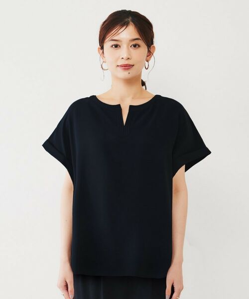 UNTITLED / アンタイトル シャツ・ブラウス | 2WAYジョーゼット キーネックブラウス | 詳細10