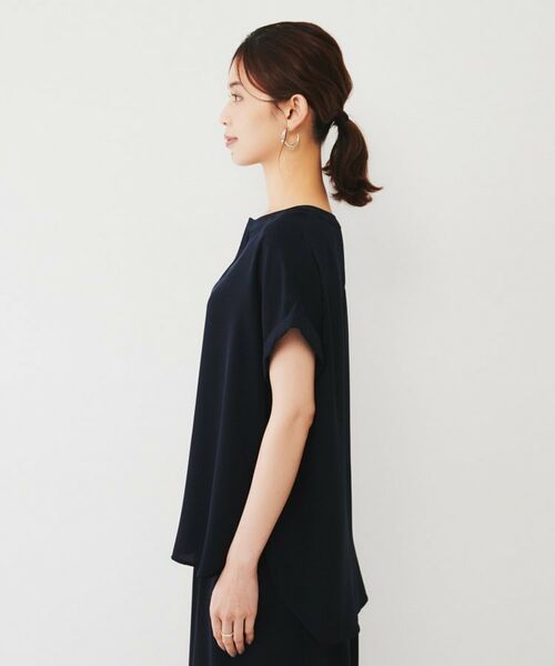UNTITLED / アンタイトル シャツ・ブラウス | 2WAYジョーゼット キーネックブラウス | 詳細11
