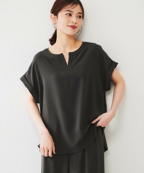 UNTITLED / アンタイトル シャツ・ブラウス | 2WAYジョーゼット キーネックブラウス | 詳細2