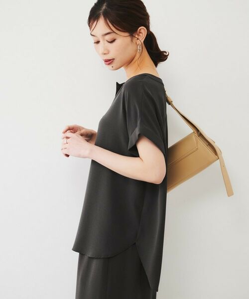 UNTITLED / アンタイトル シャツ・ブラウス | 2WAYジョーゼット キーネックブラウス | 詳細3