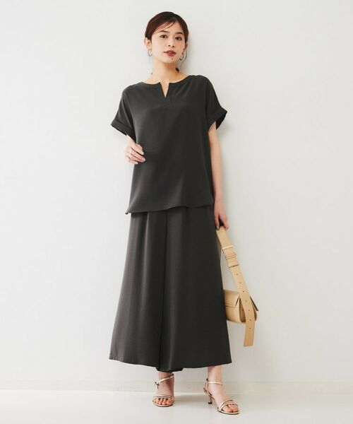 UNTITLED / アンタイトル シャツ・ブラウス | 2WAYジョーゼット キーネックブラウス | 詳細4