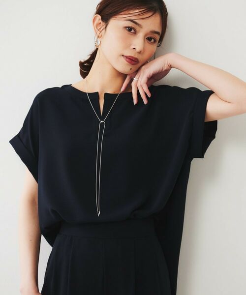 UNTITLED / アンタイトル シャツ・ブラウス | 2WAYジョーゼット キーネックブラウス | 詳細6