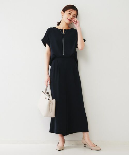 UNTITLED / アンタイトル シャツ・ブラウス | 2WAYジョーゼット キーネックブラウス | 詳細8