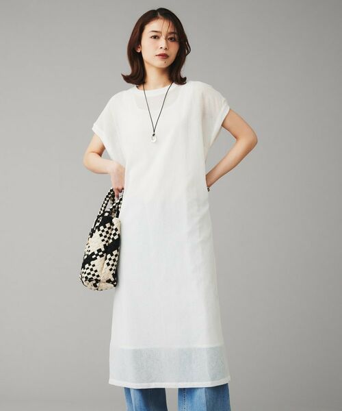 UNTITLED / アンタイトル ミニ丈・ひざ丈ワンピース | 【Munich】ヴィンテージボイルプルオーバーワンピース | 詳細3