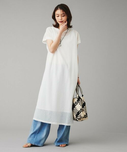 UNTITLED / アンタイトル ミニ丈・ひざ丈ワンピース | 【Munich】ヴィンテージボイルプルオーバーワンピース | 詳細4