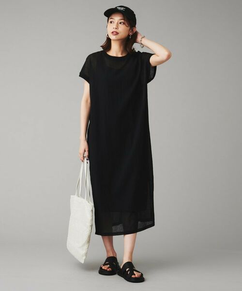 UNTITLED / アンタイトル ミニ丈・ひざ丈ワンピース | 【Munich】ヴィンテージボイルプルオーバーワンピース | 詳細8