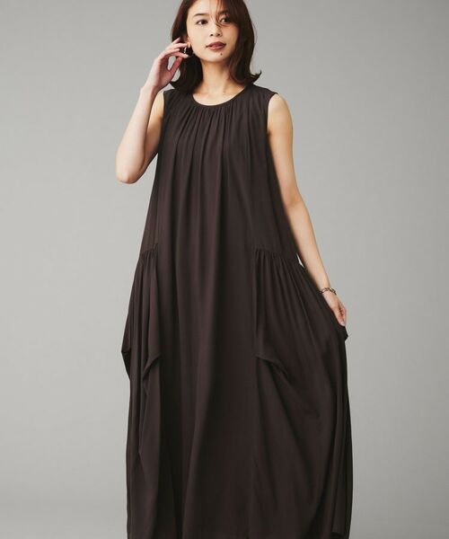 UNTITLED / アンタイトル ロング・マキシ丈ワンピース | 【SEADRAKE】デザインギャザーワンピース | 詳細2