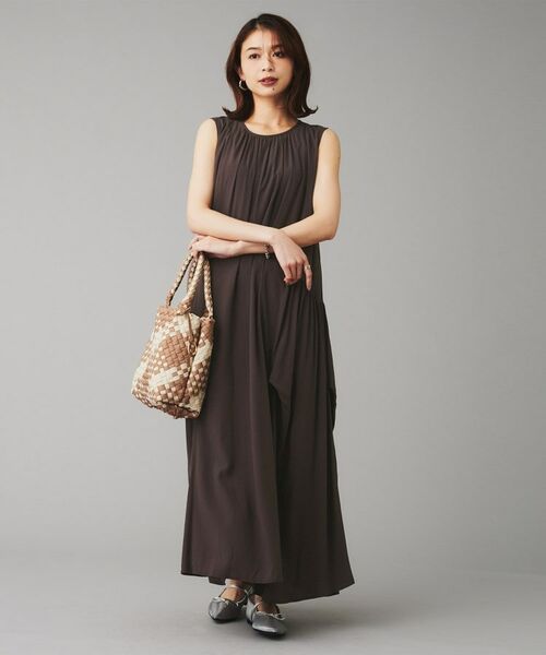 UNTITLED / アンタイトル ロング・マキシ丈ワンピース | 【SEADRAKE】デザインギャザーワンピース | 詳細3