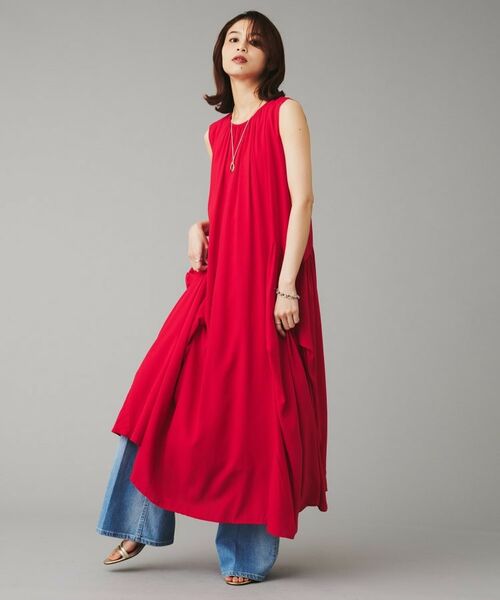 UNTITLED / アンタイトル ロング・マキシ丈ワンピース | 【SEADRAKE】デザインギャザーワンピース | 詳細6