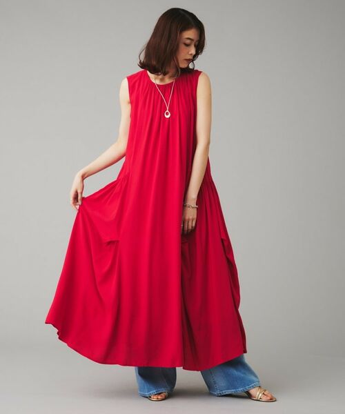 UNTITLED / アンタイトル ロング・マキシ丈ワンピース | 【SEADRAKE】デザインギャザーワンピース | 詳細7