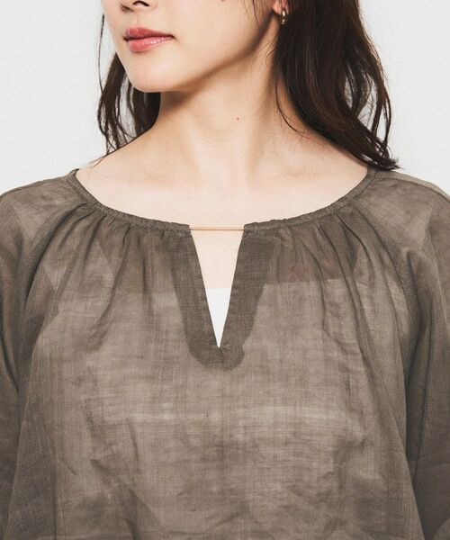 UNTITLED / アンタイトル シャツ・ブラウス | 【SEADRAKE】ペーパーリネンデザインブラウス | 詳細13