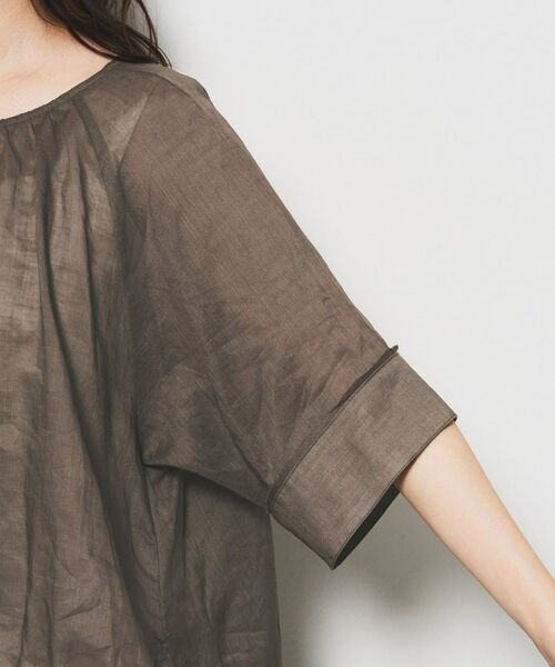 UNTITLED / アンタイトル シャツ・ブラウス | 【SEADRAKE】ペーパーリネンデザインブラウス | 詳細15