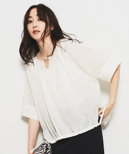 UNTITLED / アンタイトル シャツ・ブラウス | 【SEADRAKE】ペーパーリネンデザインブラウス | 詳細2