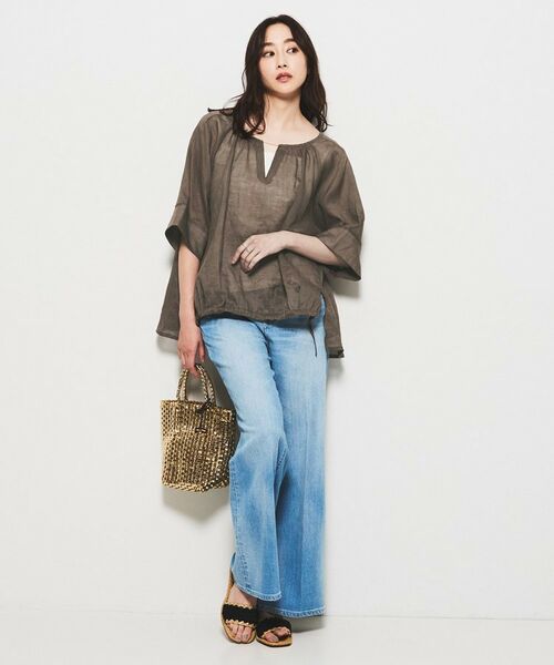 UNTITLED / アンタイトル シャツ・ブラウス | 【SEADRAKE】ペーパーリネンデザインブラウス | 詳細8