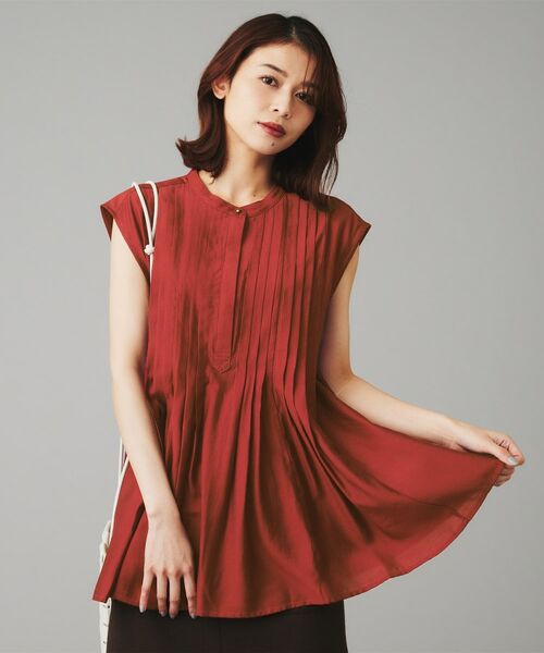 UNTITLED / アンタイトル シャツ・ブラウス | 【CHIGON】タックフレア フレンチブラウス | 詳細10