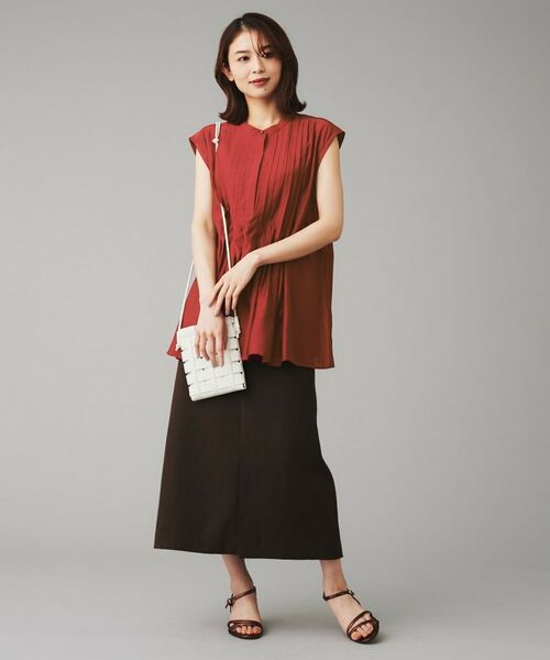 UNTITLED / アンタイトル シャツ・ブラウス | 【CHIGON】タックフレア フレンチブラウス | 詳細12
