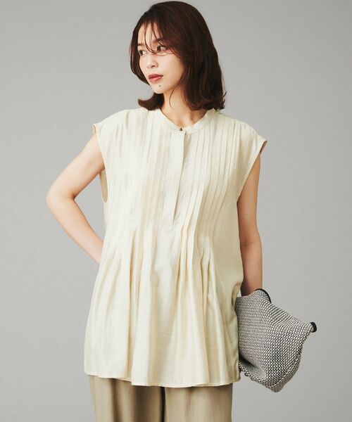 UNTITLED / アンタイトル シャツ・ブラウス | 【CHIGON】タックフレア フレンチブラウス | 詳細3