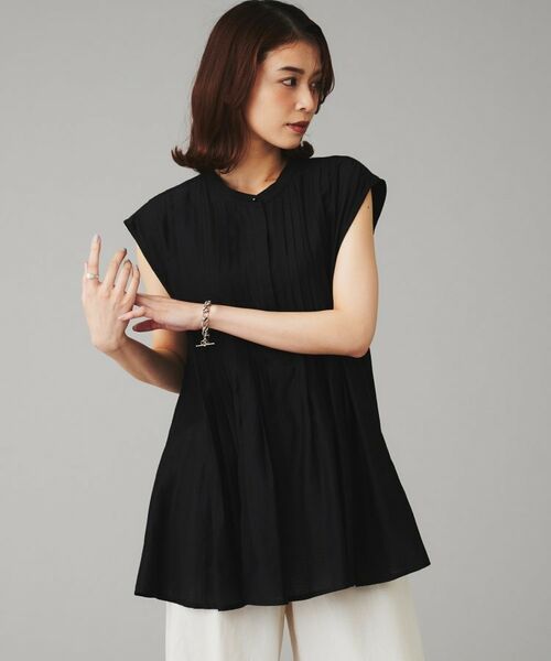 UNTITLED / アンタイトル シャツ・ブラウス | 【CHIGON】タックフレア フレンチブラウス | 詳細6