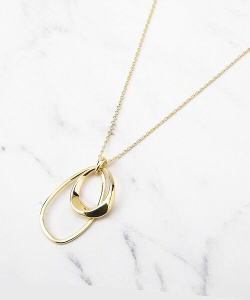 UNTITLED / アンタイトル ネックレス・ペンダント・チョーカー | 【追加】ライトダブルリングネックレス | 詳細1