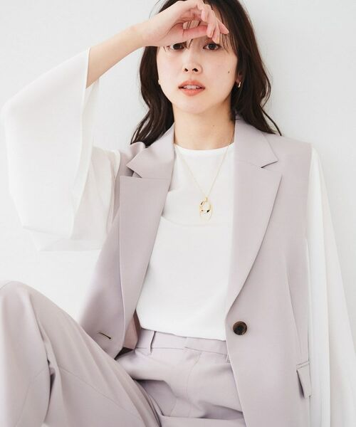 UNTITLED / アンタイトル ネックレス・ペンダント・チョーカー | 【追加】ライトダブルリングネックレス | 詳細6