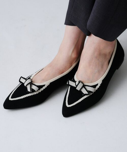 UNTITLED / アンタイトル パンプス | 【洗える！快適！】リサイクルニットリボンパンプス | 詳細6