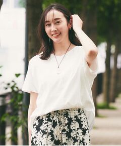 UNTITLED / アンタイトル カットソー | 【接触冷感/洗える】Vネックコットンプルオーバー