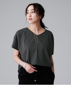 Y8755*UNTITLEDアンタイトル☆プルオーバー☆カットソー☆ベージュ Y8755*UNTITLEDアンタイトル☆プルオーバー☆カットソー