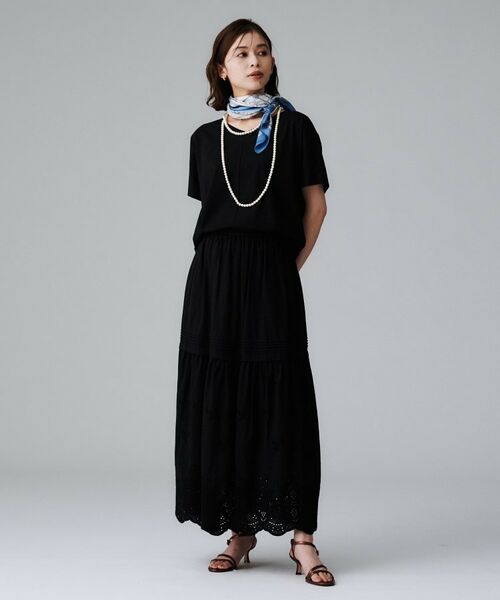 UNTITLED / アンタイトル カットソー | 【接触冷感/洗える】Vネックコットンプルオーバー | 詳細11