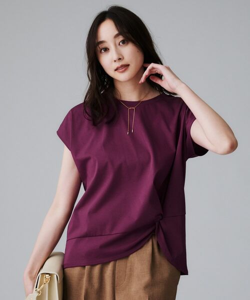 UNTITLED / アンタイトル カットソー | 【初秋/大人カジュアル/Tシャツ】ツイストプルオーバー | 詳細10